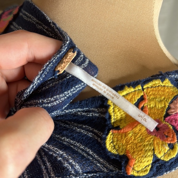 Free People Floral Tank Top szS - Picture 5 of 5